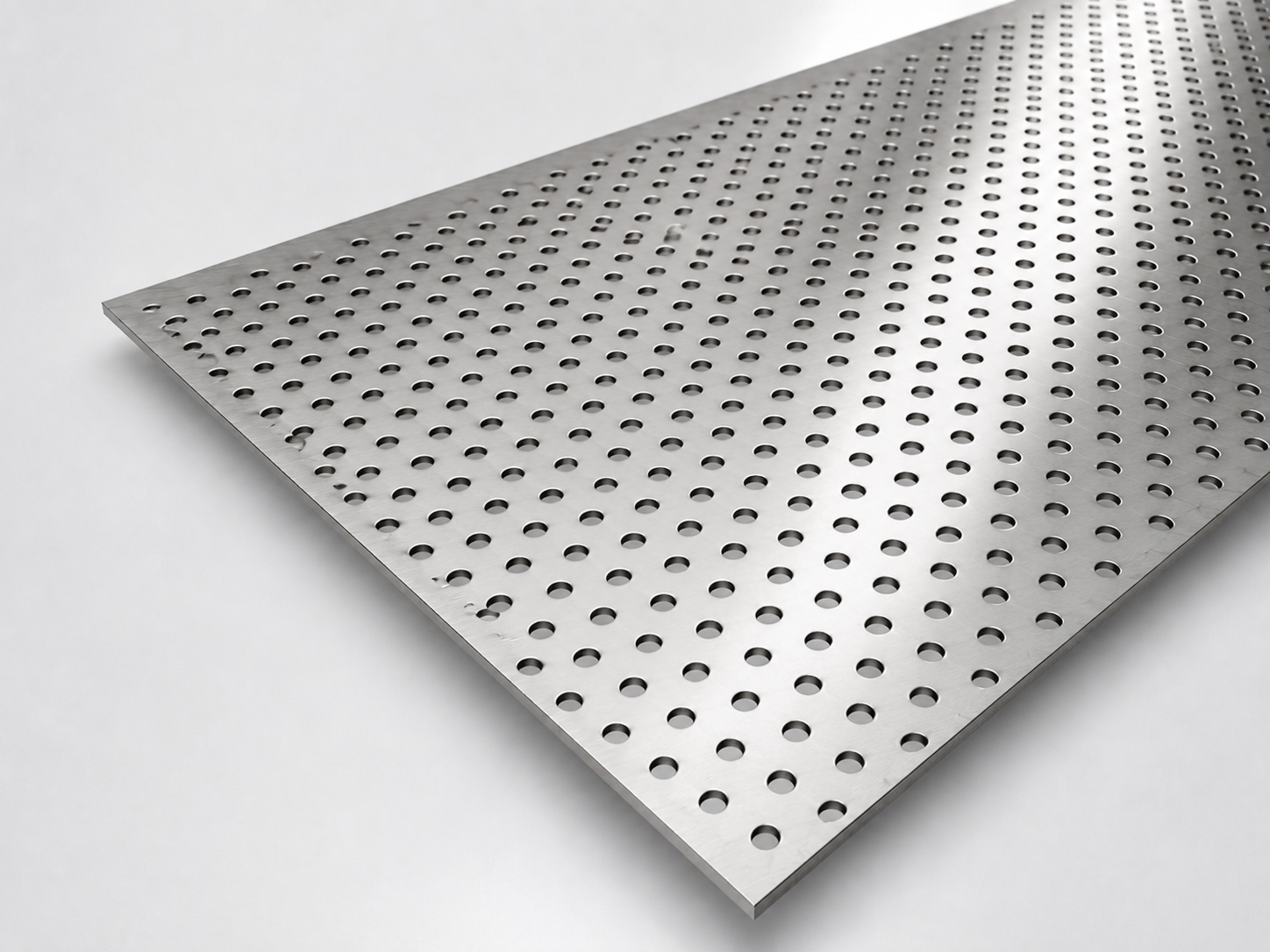 Chapas perforadas de acero inoxidable AISI 304 y AISI 316 para aplicaciones industriales