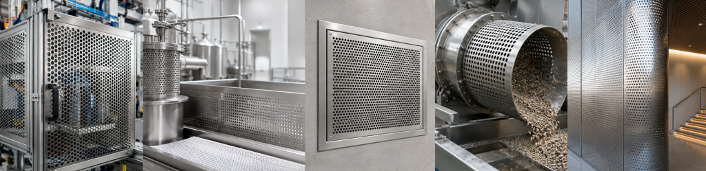 Comparativa entre chapas perforadas de acero inoxidable AISI 304 y AISI 316